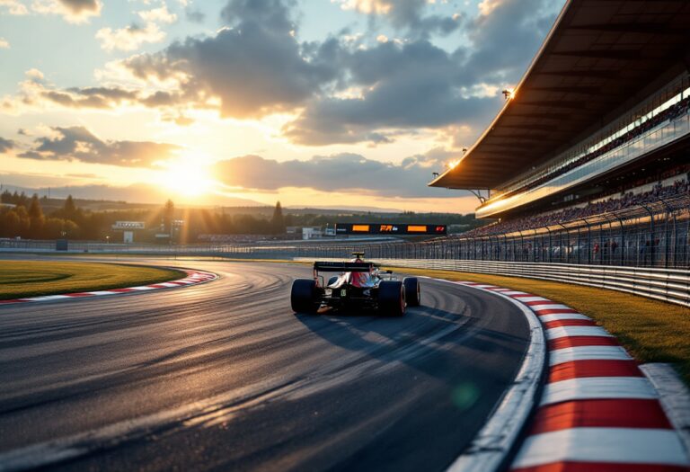 Franco Colapinto in azione durante una gara di Formula 1