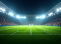 Giocatori uzbeki in azione durante una partita di calcio