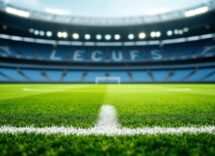 Calciatore in conferenza stampa dopo la partita