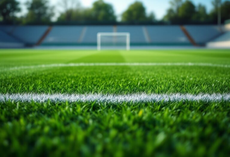 Logo della Champions League 2023 con sfondo dinamico
