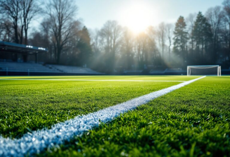 Giocatori di calcio durante il mercato invernale