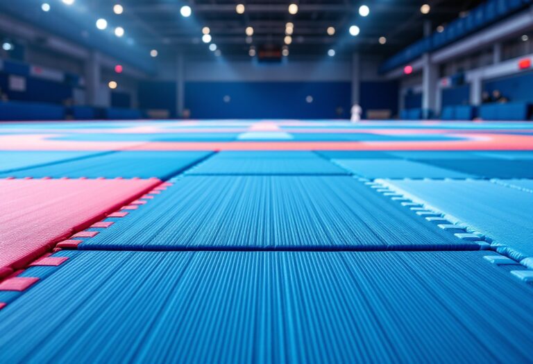 Atleta italiano in azione nel karate durante la Premier League 2025