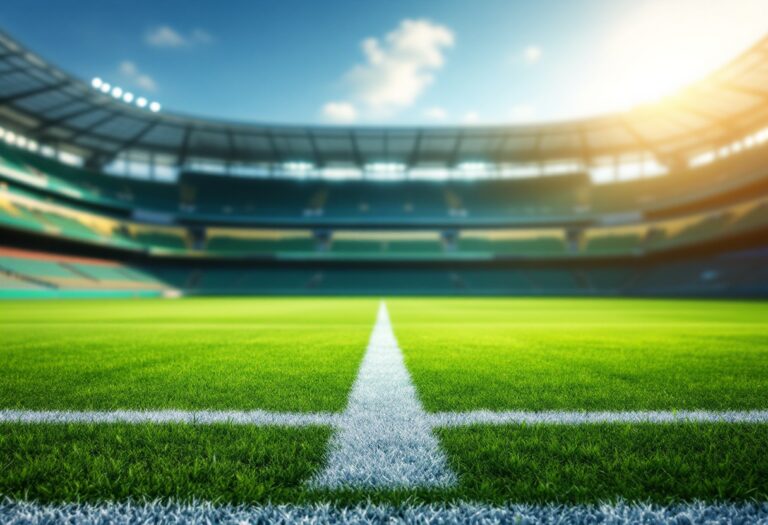 Giocatori in azione durante una partita di calcio italiano