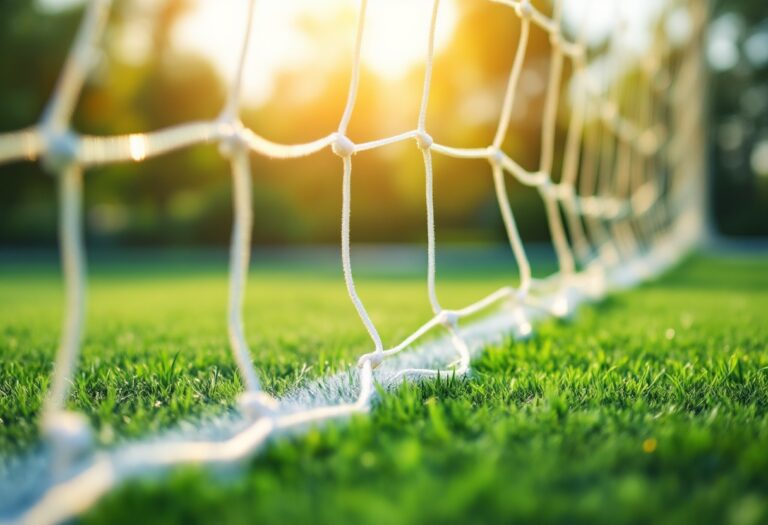 Giocatori di calcio in azione durante un evento emozionante
