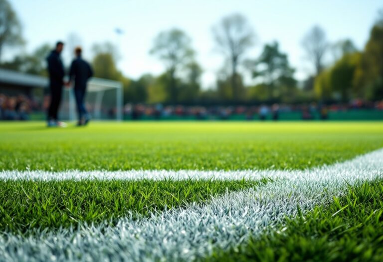 Fiorentina e Roma in campo durante la partita di Serie A