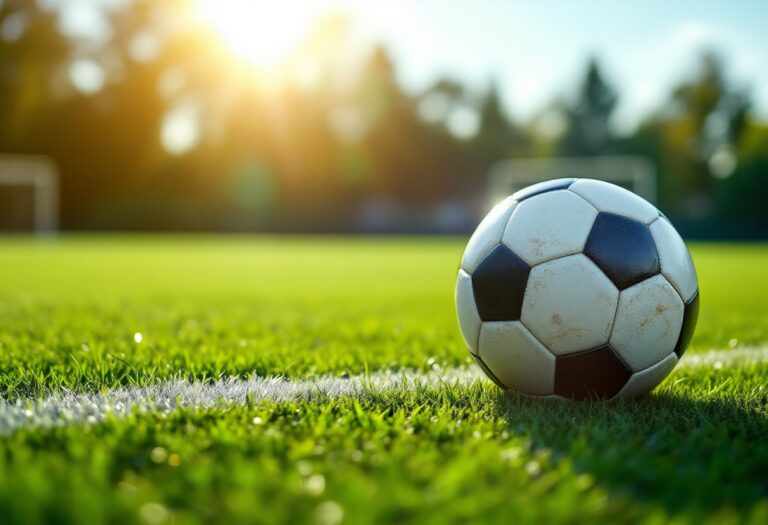 Giovani calciatori in azione durante un'emergenza