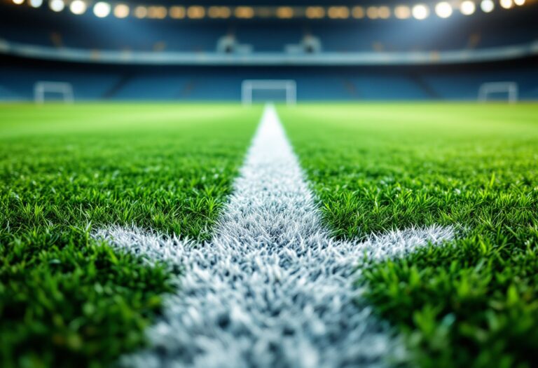 Giocatori di una piccola squadra in azione durante una partita