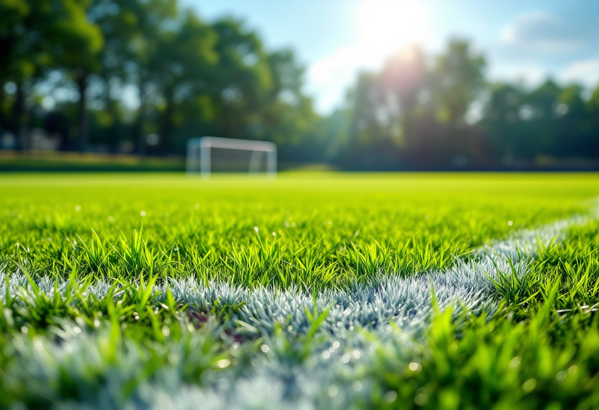 Giocatori di Avellino e Potenza in azione durante la partita