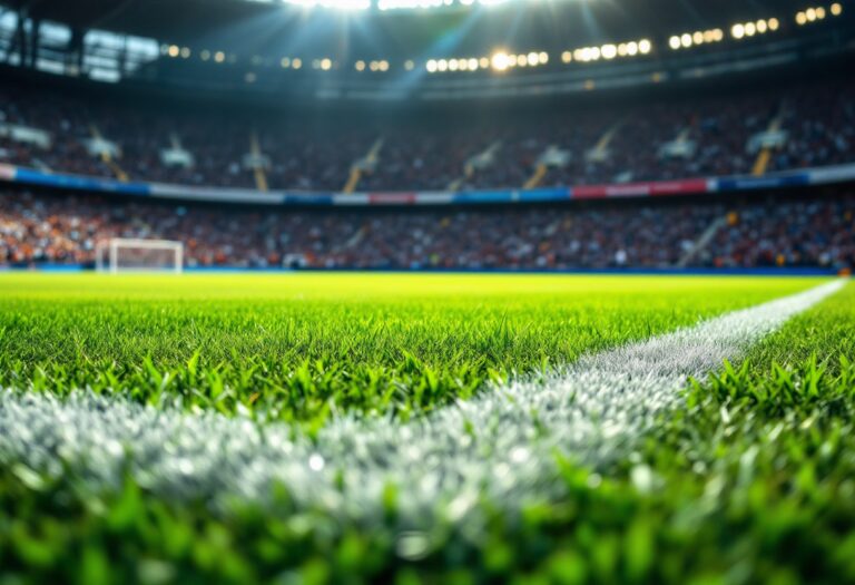 Giocatori di Fiorentina e Atalanta in azione durante la partita