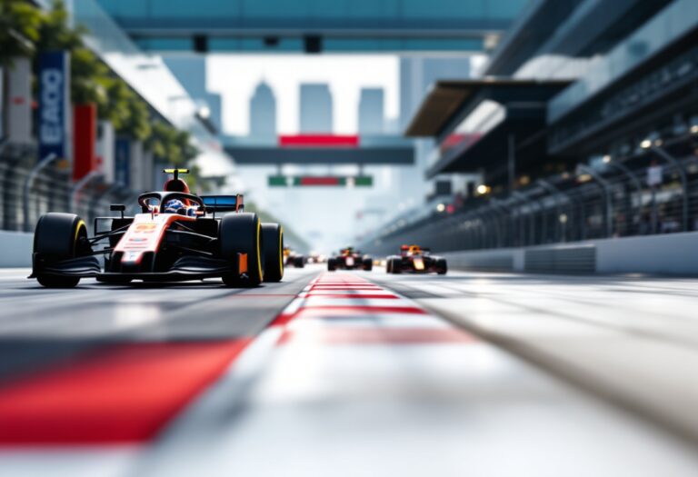Piloti in azione al Gran Premio di Cina di Formula 1