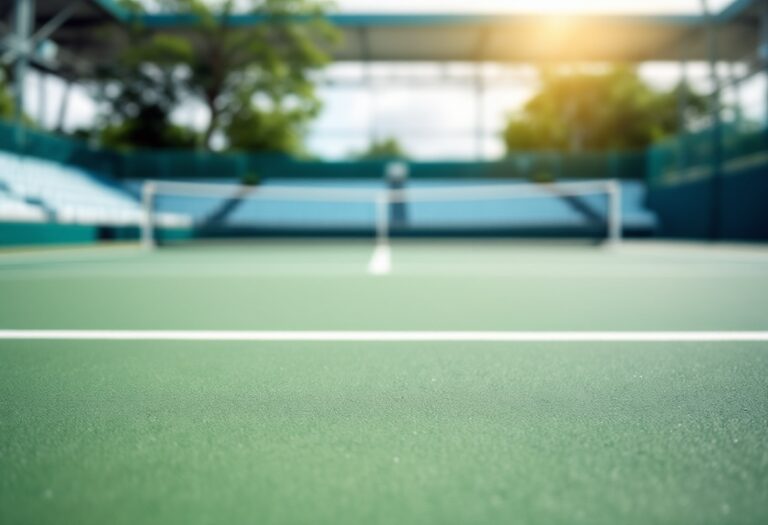 Matteo Berrettini durante il torneo di Miami 2023