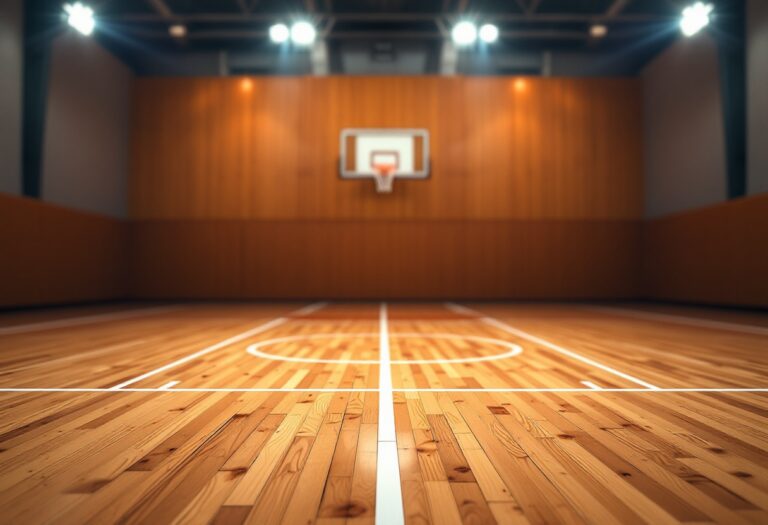 Olimpia Milano e Barcellona in campo durante la partita