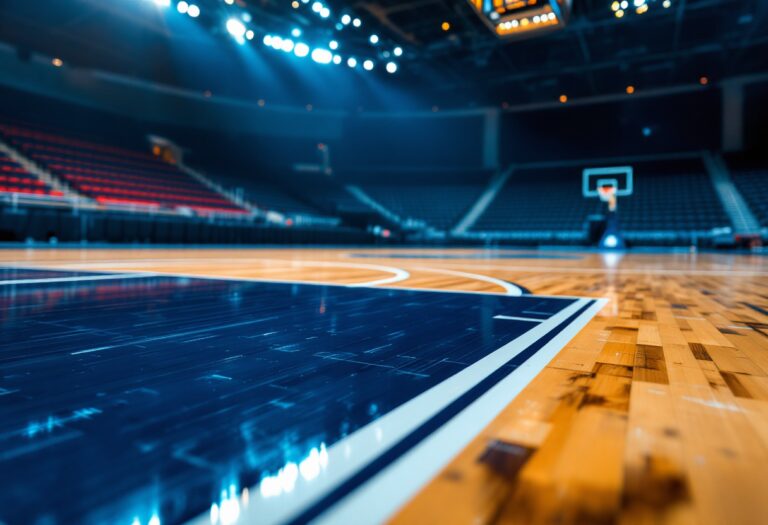 Giocatori in azione durante la partita Unahotels-Reyer