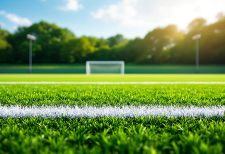 William Viali in azione durante una partita di calcio