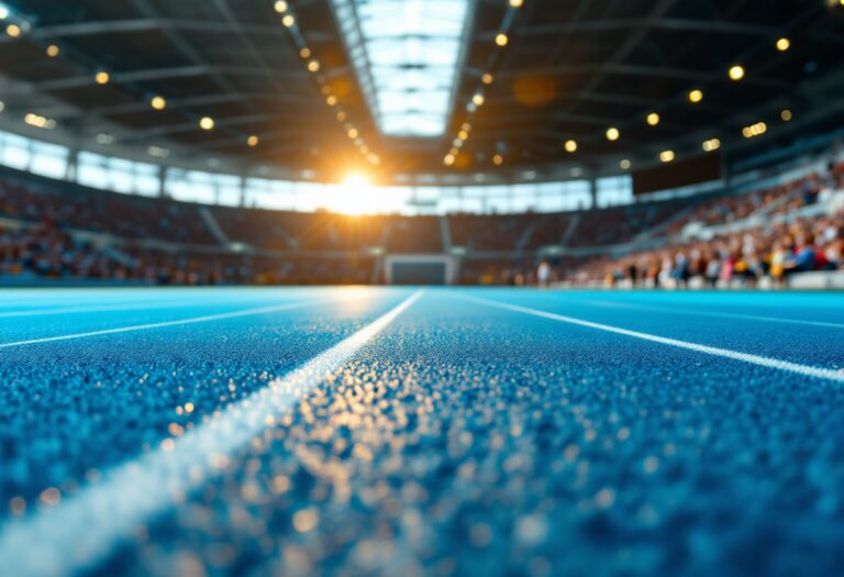 Zaynab Dosso con la medaglia d'argento ai mondiali indoor di atletica