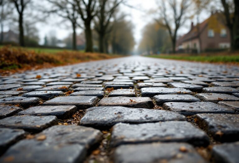 Biniam Girmay in azione alla Parigi-Roubaix 2025