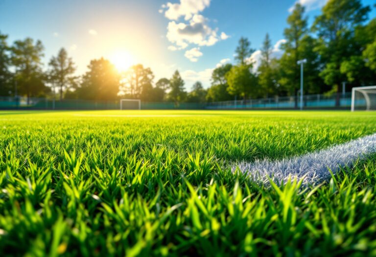 Matteo Gorelli in campo dopo un infortunio nel calcio