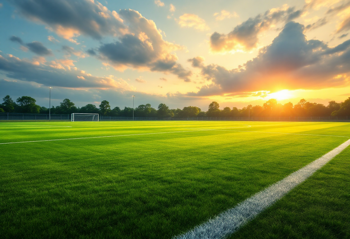 Giovani talenti dell'Inter in azione durante il calciomercato