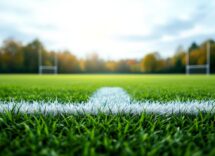 Lorenzo Giovanchelli durante il suo ultimo match di rugby