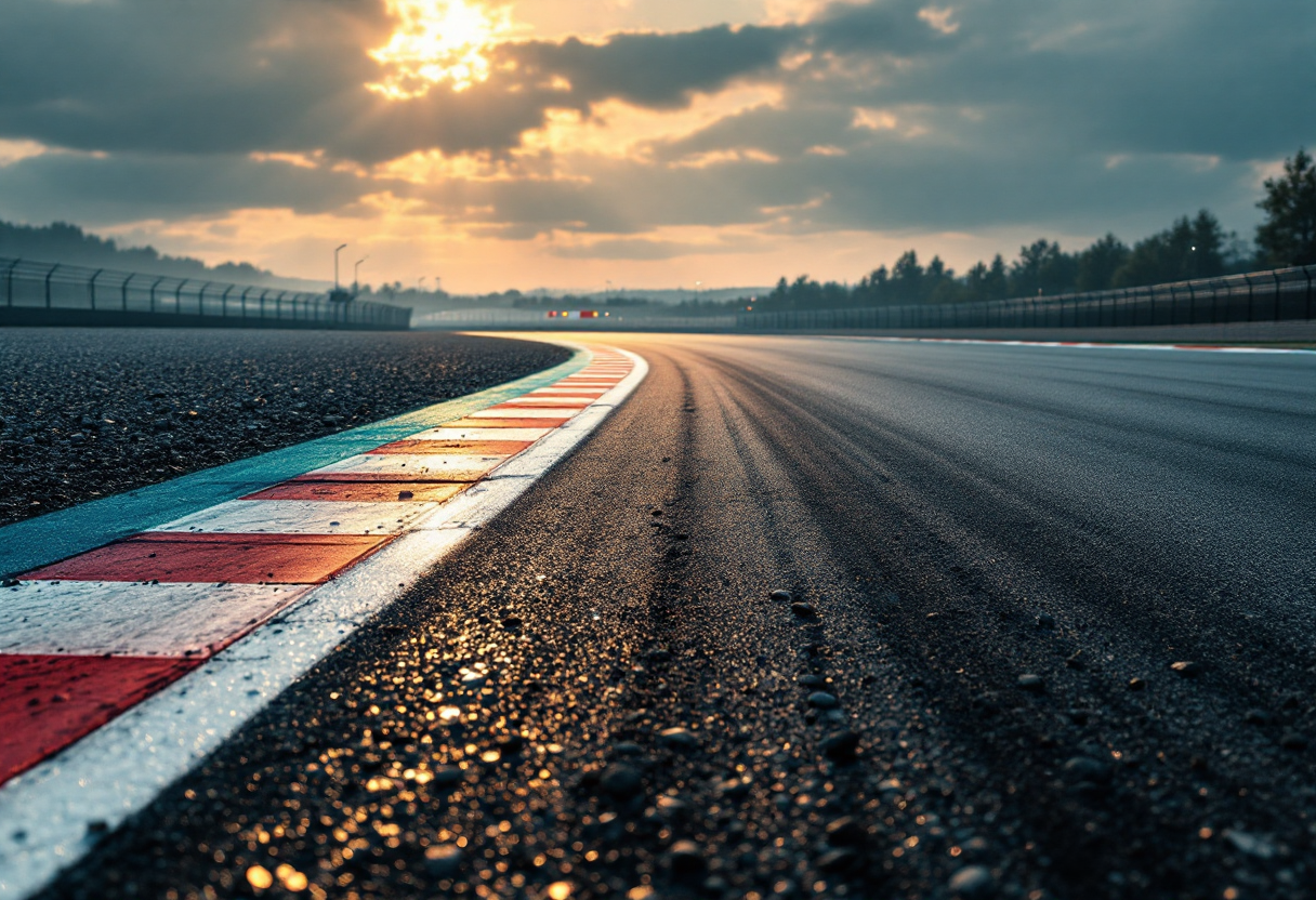 Piloti di motociclismo in azione con focus sulla sicurezza