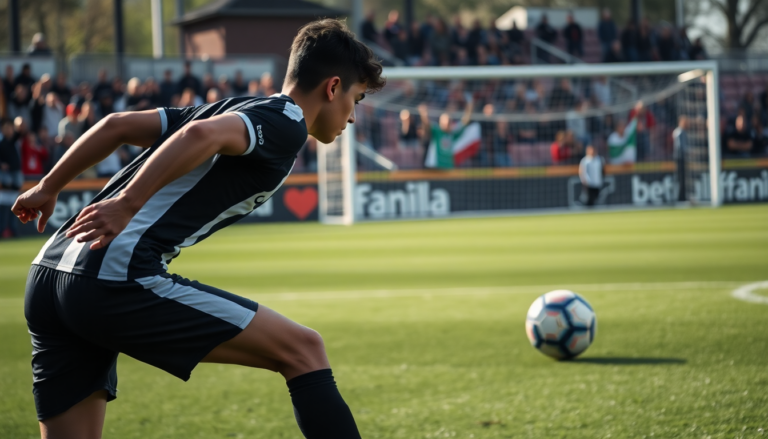 il giovane alessio amadei segna un gol con il fanfulla 1746911108
