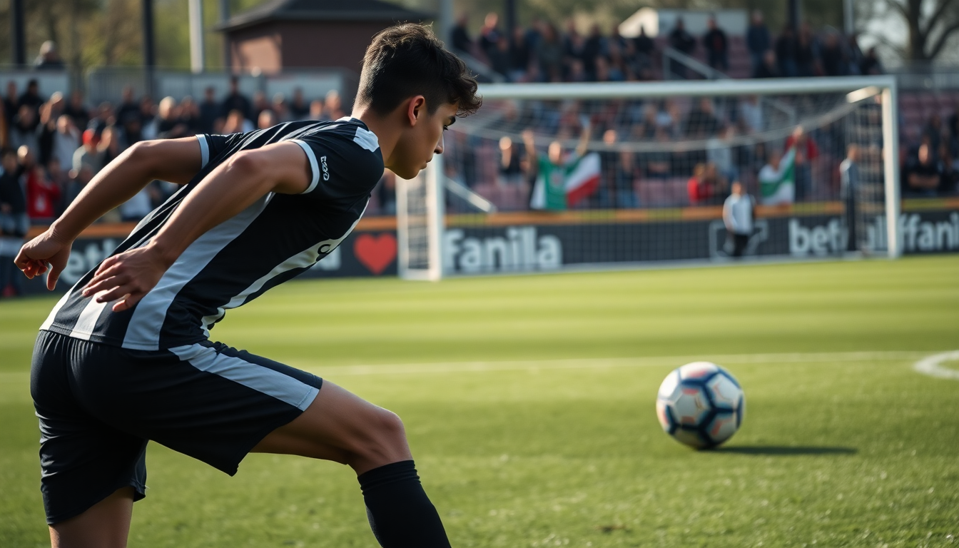 il giovane alessio amadei segna un gol con il fanfulla 1746911108