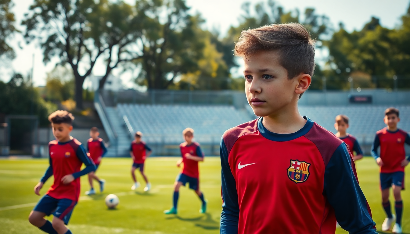 le storie dei giovani calciatori del barcellona 1747245087