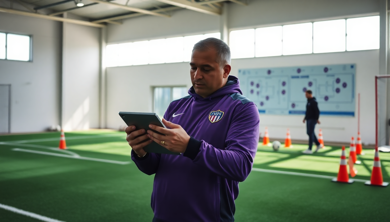 raffaele palladino il tecnico viola si prepara alla semifinale di conference league 1746629169