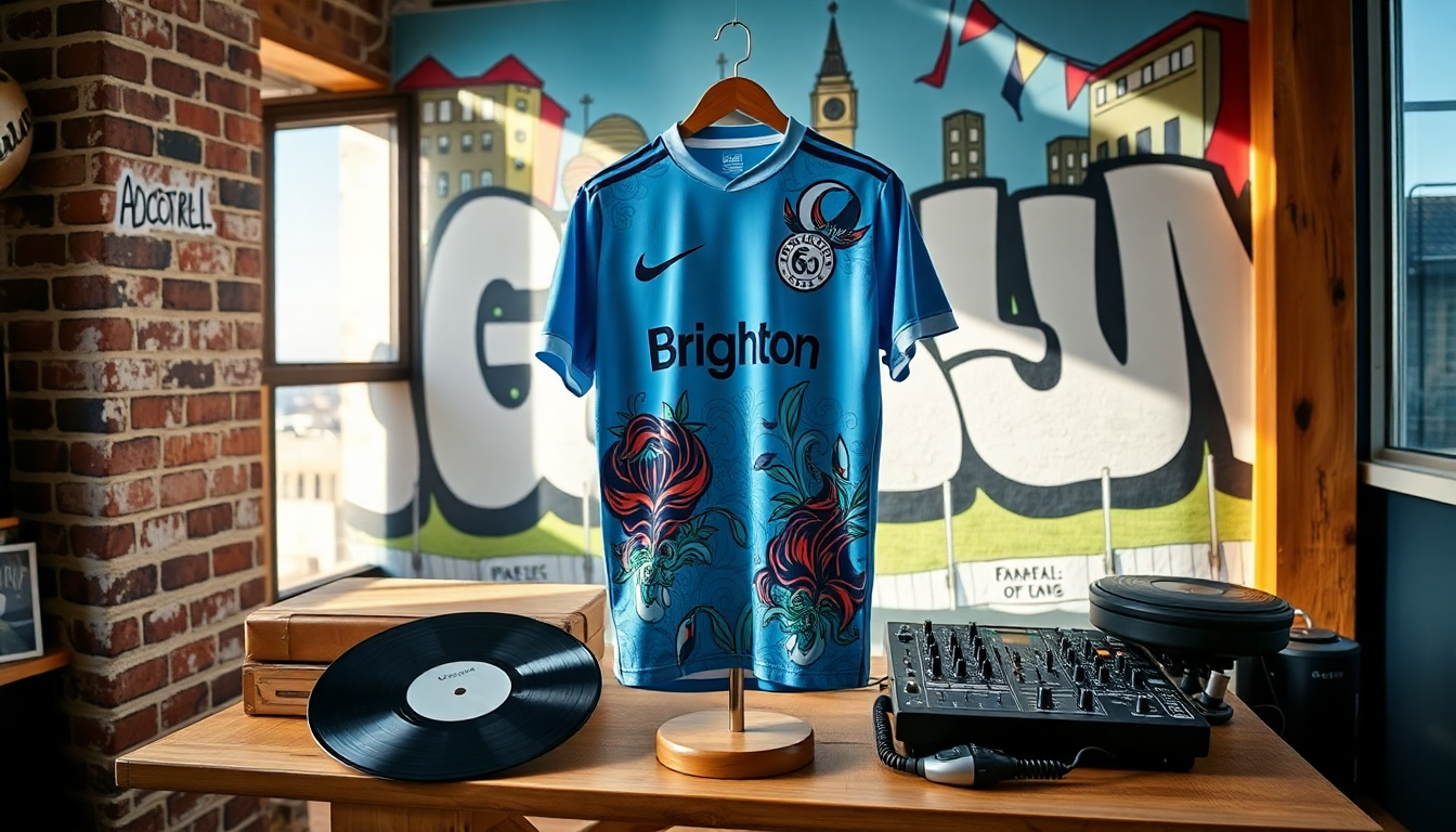 fatboy slim e la sua nuova maglia da calcio un tributo al passato 1752537149