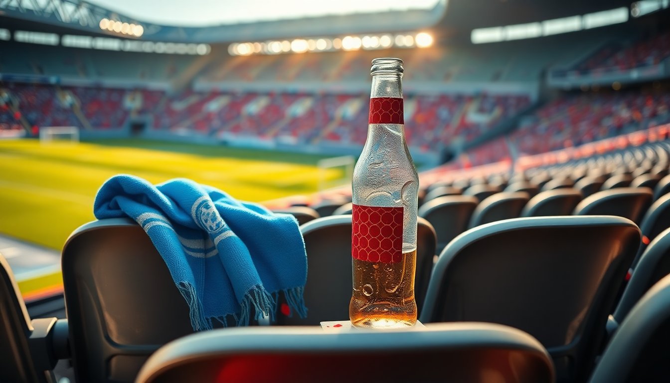 Scherzo virale: tifoso del Manchester City sorseggia da una bottiglia dell'Arsenal