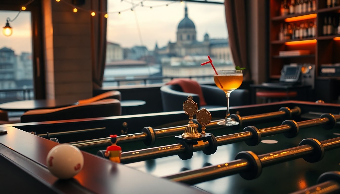 Serata di calcio balilla open a Milano con premi e musica